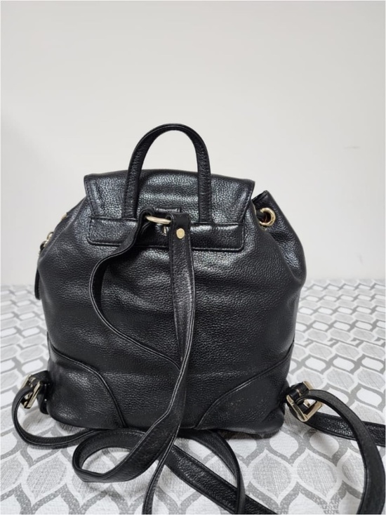 Authentic MCM Vintage Leather Backpack Black main image 12